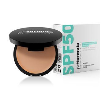 Компактна основа SPF 50+ середній тон \ Compact Foundation Medium Plus SPF 50+ pHformula 14 г 304pH фото