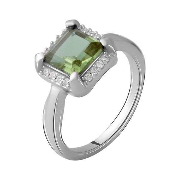 Срібна каблучка з Султаніт султанітом 2.067ct, вага виробу 3,52 гр (2063346) 18 розмір 2063346 фото