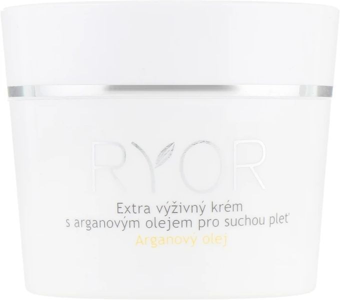 Екстра-поживний крем з аргановим маслом для сухої шкіри Argan Oil Extra-Nourishing Cream Ryor, 50 мл 26005 фото
