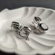 Срібні сережки з натуральним раухтопазом (димчастим кварцом) 15.475ct (2180623) 2180623 фото 3