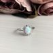 Срібна каблучка з опалом 0.727ct, вага виробу 2,45 гр (2040354) 16.5 розмір 2040354 фото 2