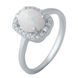 Срібна каблучка з опалом 0.727ct, вага виробу 2,45 гр (2040354) 16.5 розмір 2040354 фото 1