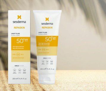 Сесдерма Сонцезахисний флюїд для тіла SesDerma Repaskin Light Fluid Body Sunscreen SPF 50, 200 мл 40008202 фото