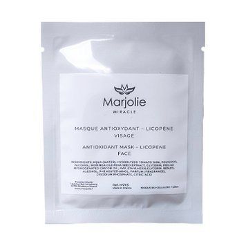 Marjolie Биоцеллюлозная маска антиоксидантная с ликопином Antioxidant Mask Licopene, 1 саше M7115 фото