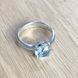 Серебряное кольцо с натуральным топазом 2.692ct, вес изделия 2,02 гр (1077948) 17 размер 1077948 фото 3