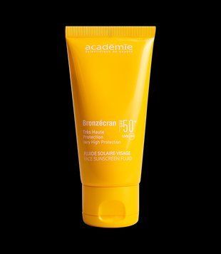 Солнцезащитный флюид UVA/UVB SPF 50+ / Fluide Solaire Visage SPF 50+ Academie 50 мл 0430002 фото
