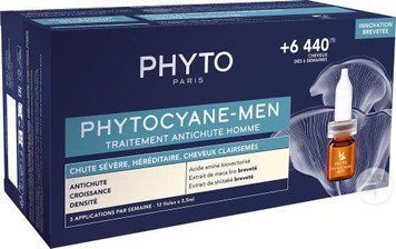 Фито Фитоциан средство от выпадения волос для мужчин Phyto Phytocyane Men Anti Hair Loss 12x 3,5 мл PH1003011P4 фото