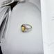 Серебряное кольцо с цитрином nano 3.2ct, вес изделия 4,1 гр (2170402) 18.5 размер 2170402 фото 3