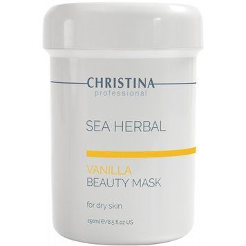 Ванільна маска краси для сухої шкіри Christina Sea Herbal Beauty Mask Vanilla 250 мл CHR053 фото