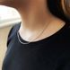 Серебряная цепочка с без камней, вес изделия 2,96 гр (2172185) 450 размер 2172185 фото 7