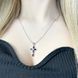 Серебряный крестик с сапфиром 1.72ct (2107026) 2107026 фото 4