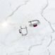 Срібні сережки з натуральним рубіном 1.163ct (2165279) 2165279 фото 6