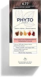 Фіто Фітоколор Безаміачна крем-фарба для волосся Phyto PhytoColor Coloration Permanente 4.77 Шатен темно-каштановий 112 мл 3338221002563 фото