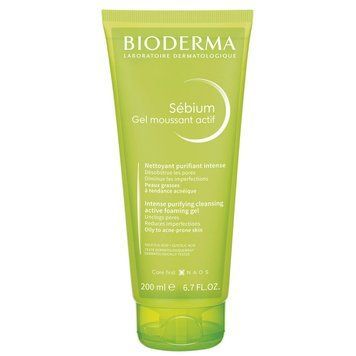 Биодерма Себиум Гель Актив очищающий Bioderma S&eacute;bium Gel moussant actif, 200 мл BD28667 фото