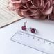 Срібні сережки з натуральним рубіном 5.794ct, фіанітами (2096191) 2096191 фото 7