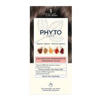 Фито Фитоколор безаммиачная крем-краска для волос Phyto PhytoColor Permanente 5 Светлый шатен 112 мл РН10020 фото
