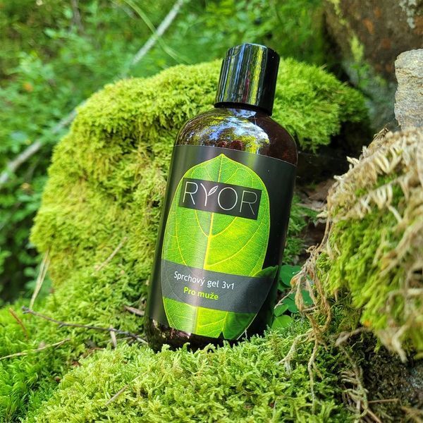 Гель для душу 3 в 1 для чоловіків Shower Gel For Men Ryor, 250 мл 19201 фото