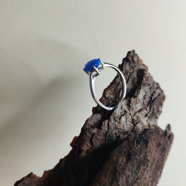 Срібна каблучка з опалом 0.625ct, вага виробу 1,7 гр (2146971) 17.5 розмір 2146971 фото