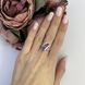 Срібна каблучка з натуральним аметистом 4.187ct, вага виробу 4,01 гр (2111191) 18 розмір 2111191 фото 3
