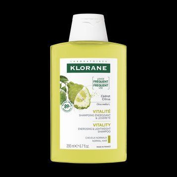 Клоран Цитрон шампунь для нормальных и жирных волос Klorane Shampooing a la pulpe de cedrat, 200 мл new 2871521003 фото