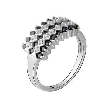 Серебряное кольцо с натуральным сапфиром 2.133ct, вес изделия 5,21 гр (2065425) 18.5 размер 2065425 фото