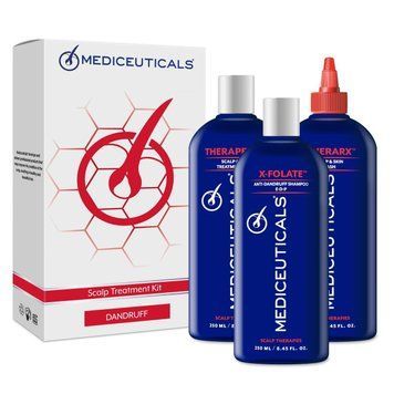 Набір від лупи Scalp Treatment Kit Dandruff Mediceuticals, 3х250 мл MEDUT54010 фото