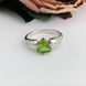 Серебряное кольцо с Султанит султанитом 1.88ct, фианитами, вес изделия 3,51 гр (2096344) 18 размер 2096344 фото 2