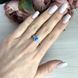 Серебряное кольцо с опалом 0.17ct, вес изделия 2,49 гр (2075127) 17.5 размер 2075127 фото 3