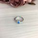 Серебряное кольцо с опалом 0.17ct, вес изделия 2,49 гр (2075127) 17.5 размер 2075127 фото 2