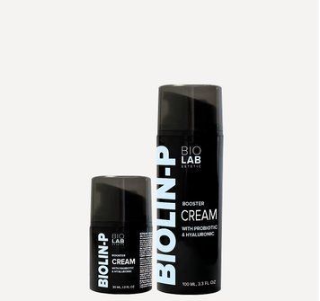 Крем-бустер з гіалуроновою кислотою та пробіотиком Booster cream with Probiotic & Hyaluronic BIOLAB Estetic,30 мл BIO5008 фото