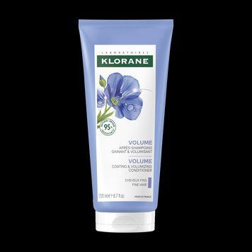 Клоран Лен Бальзам-ополаскиватель для объёма волос Klorane Baume apr&egrave;s-shampooing aux fibres de lin, 200 мл new 242736 фото