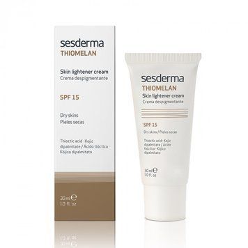Сесдерма Депигментирующий крем з SPF 15 SesDerma Thiomelan Skin Lightener Cream SPF 15, 30 мл 40000030 фото