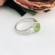 Срібна каблучка з Султаніт султанітом 1.88ct, фіанітами, вага виробу 3,41 гр (2096344) 17.5 розмір 2096344 фото 3