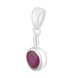 Серебряная подвеска с рубином 1.25ct (2010067) 2010067 фото 2