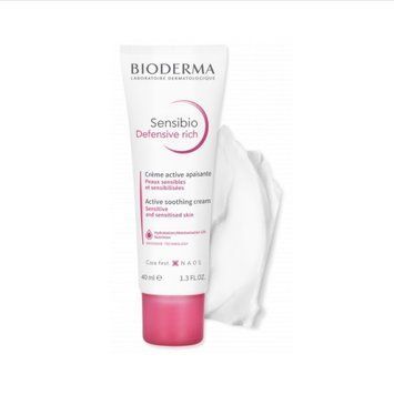 Биодерма Сенсибио Риш Дефенсив насыщенный крем Bioderma Sensibio Defensive creme riche 40 мл 28695А фото
