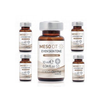 Cироватка, що вирівнює тон шкіри Meso Cit Even Skin Tone Medi+derma, 5х10 мл 40002174 фото