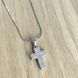 Серебряный крестик с фианитами 1.117ct (1147443) 1147443 фото 2