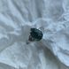 Серебряное кольцо с топазом Лондон Блю 3.363ct, вес изделия 2,54 гр (1988480) 17.5 размер 1988480 фото 3
