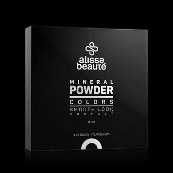 Минеральная компактная пудра 02 Беж Mineral Powder Alissa Beaute, 9 г A103 фото