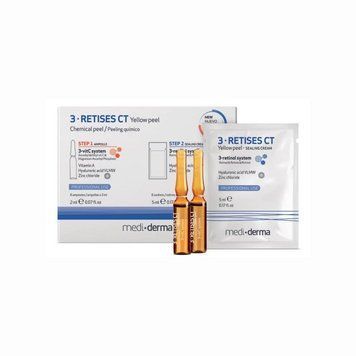 Желтый пилинг 3-RETISES Ct Yellow Peel pH 5,0 - 6,0 Medi+derma, 6амп х 2мл + 6саше х 5мл 40003039 фото
