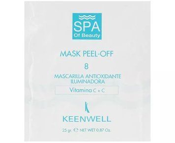 Альгинатная СПА-маска антиоксидантная депигментирующая №8 Keenwell SPA of Beauty Mask Peel-Off 8 25 гр K4726001 фото