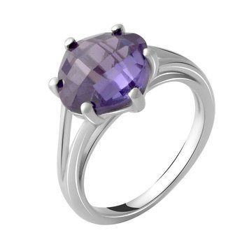 Серебряное кольцо с александритом 5.4ct, вес изделия 4,37 гр (2050148) 17 размер 2050148 фото