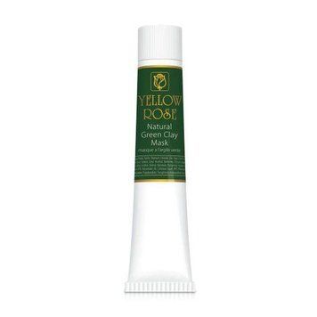 Натуральна маска із зеленої глини Natural green clay mask Yelow rose 50 мл 1040014 фото