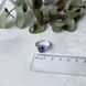 Серебряное кольцо с искуственным танзанитом nano 2.652ct, вес изделия 3,02 гр (2111696) 18 размер 2111696 фото 5