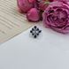 Серебряное кольцо с сапфиром nano 1.775ct, вес изделия 3,88 гр (2174653) 18 размер 2174653 фото 2