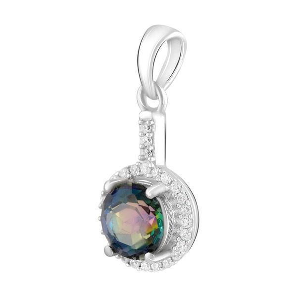 Серебряная подвеска с мистик топазом 2.18ct (2124382) 2124382 фото