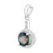 Серебряная подвеска с мистик топазом 2.18ct (2124382) 2124382 фото 2