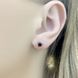 Серебряные серьги с натуральным гранатом 0.6ct (2058755) 2058755 фото 3