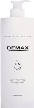 Гель-тонік з гіалуроновою кислотою Gel Tonic For Normal Skin Demax 500 мл lot 216 фото