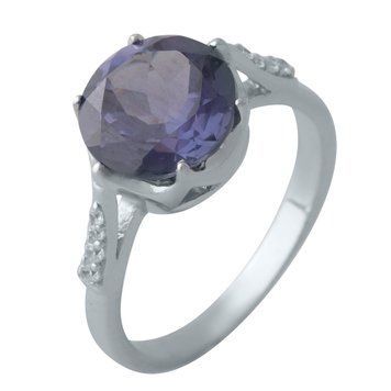Срібна каблучка з олександритом 4.87ct, вага виробу 4,64 гр (2002338) 18 розмір 2002338 фото